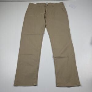 Edwin Pants‎ Mens 36 Beige Otis Chino Stretch Moisture Wicking Endurance Casual